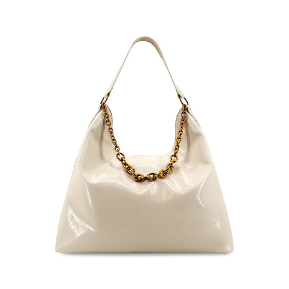 NEW LIKE DREAMS women's marlo distressed hobo tote bag in ivory
